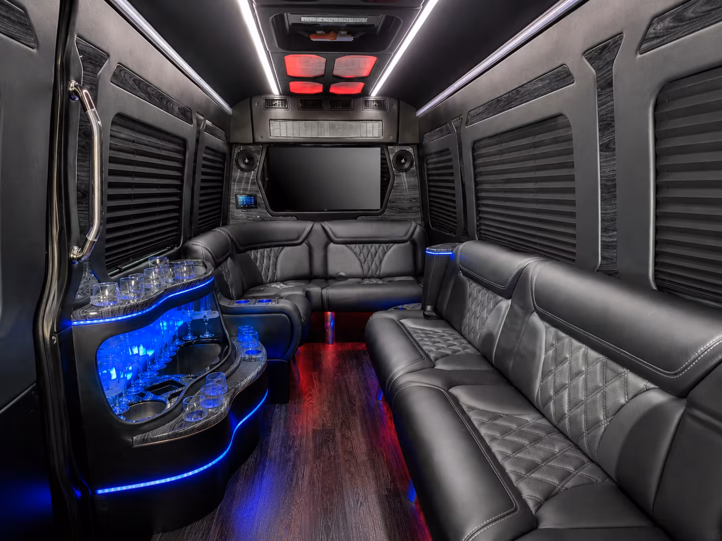 yakima 30 passenger party bus inside