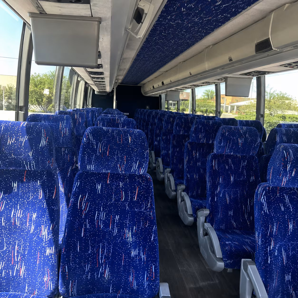 yakima charter bus rental inside